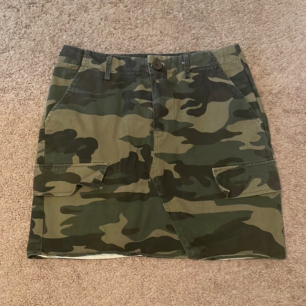 Camo Skirt with Belt